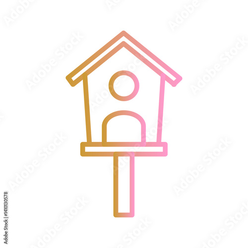 Birdhouse Vector Icon
