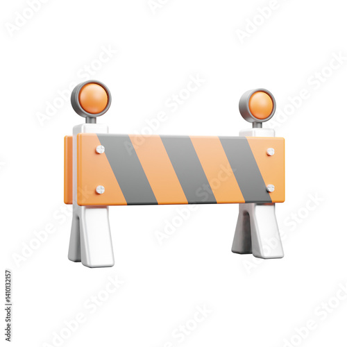 3d render of a road sign