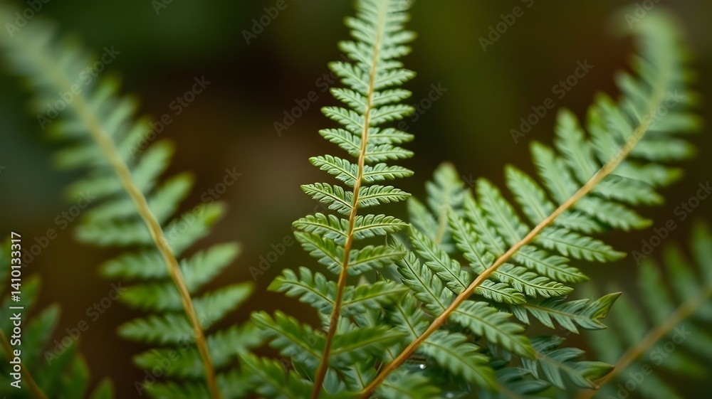 A macro shot of a fern frond A macro shot of a fern frond