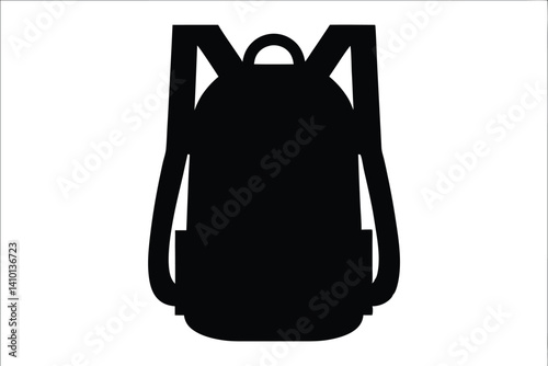 backpack silhouette vector, school backpack backpack