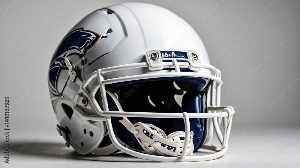 Fototapeta premium football helmet, Generative Ai