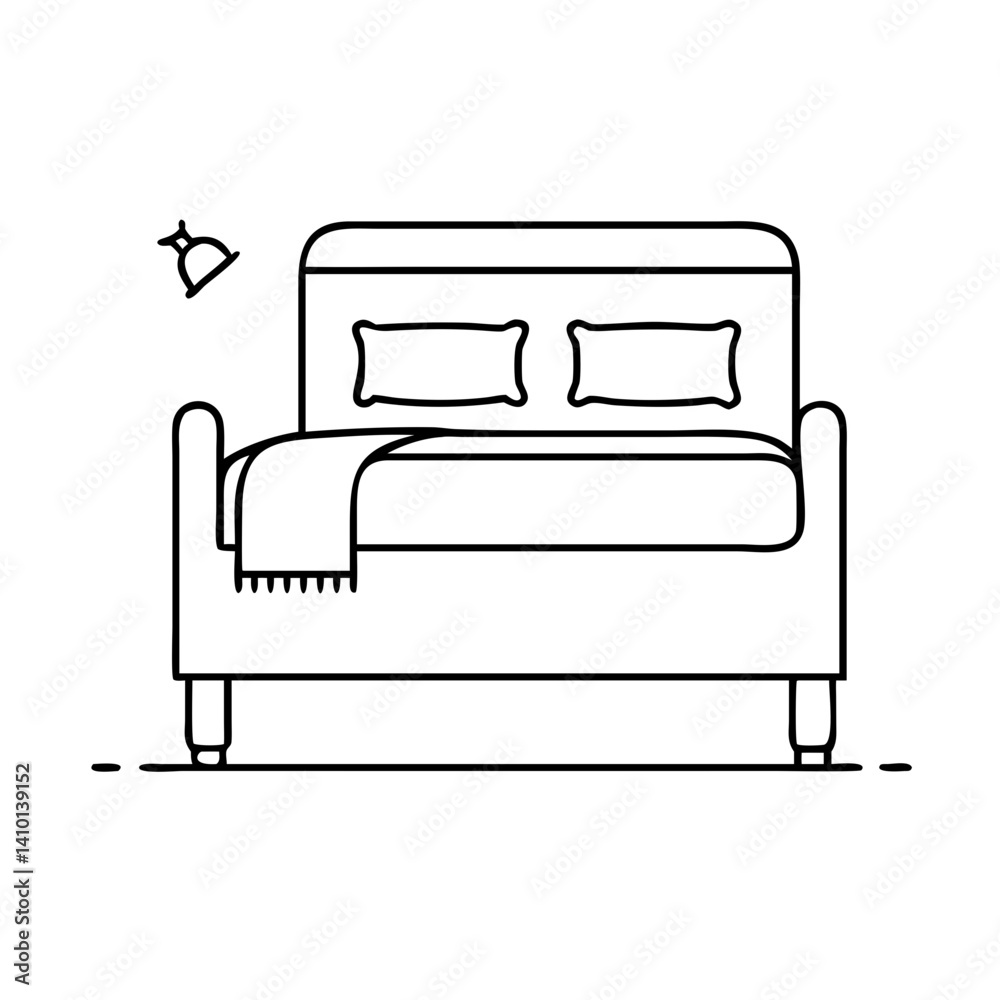 bed icon, bed vector illustration-simple illustration of bed, perfect for bed logos and icons bed icon, bed vector illustration-simple illustration of bed, perfect for bed logos and icons