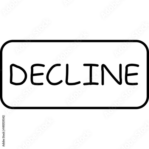 Decline Icon