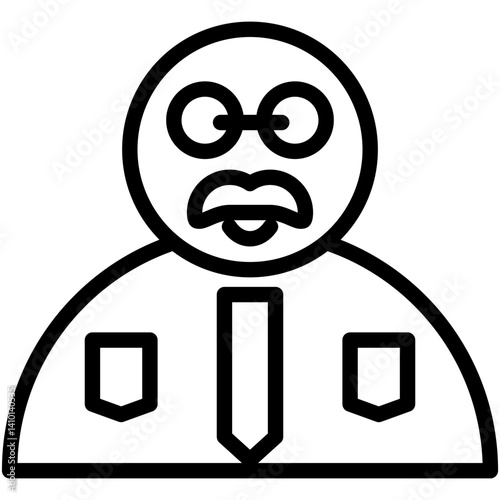  Teacher icon - outline