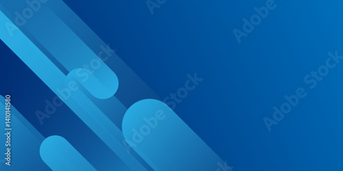 Abstract lines pattern technology on blue gradients background. blue abstract background. shiny geometric shape graphic. Futuristic technology concept. Suit for brochure, corporate, website, poster. 