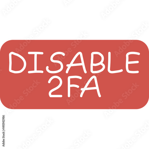 Disable 2FA Icon