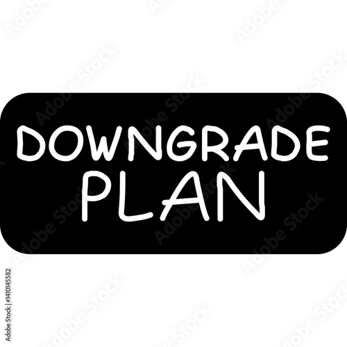 Downgrade Plan Icon