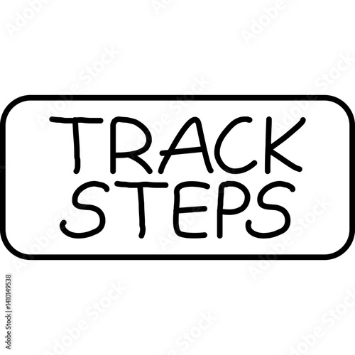 Track Steps Icon