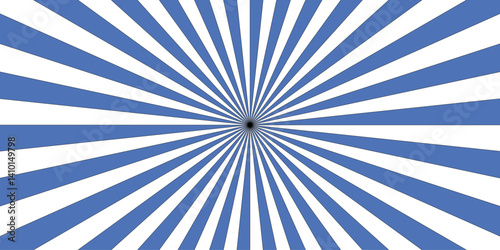 Vector light blue sun rays and sunburst backdrop  Minimal sunrise radiate striped geometric circus light sunburst ray  texture background.  abstract blue sunburst and starburst retro poster 
