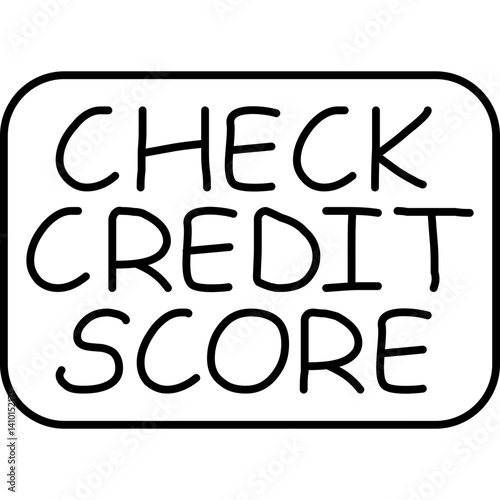 Check Credit Score Icon