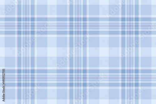 Customer fabric background tartan, folklore pattern textile plaid. Net seamless texture check vector in light and blue colors.