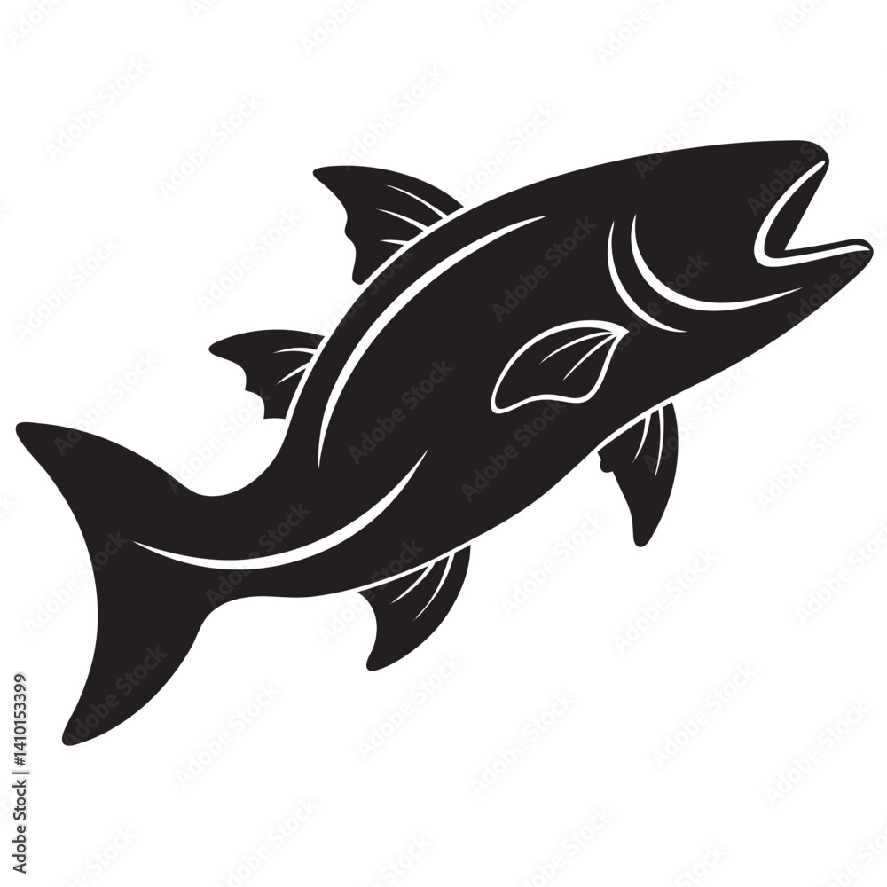 Obraz premium fish vector illustration