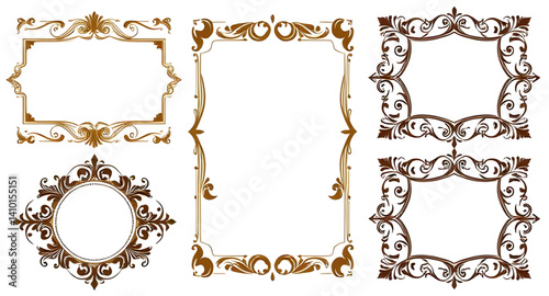 set of vintage frames