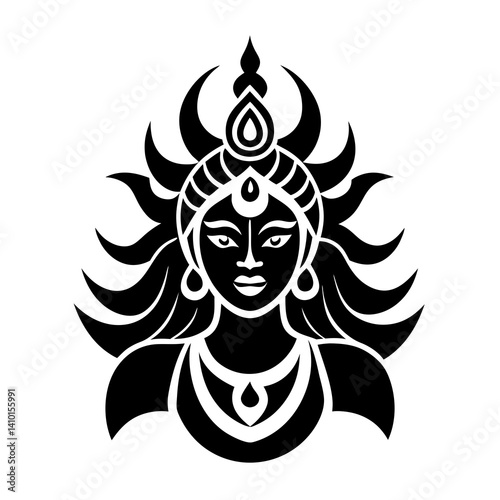 Lord Durga logo icon