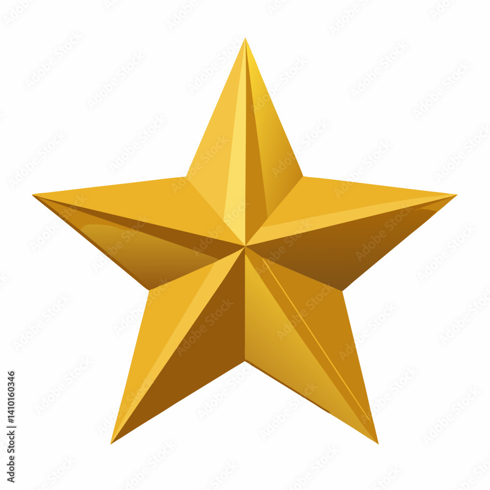 Golden star icon on a white background, symbolizing achievement or excellence. Golden star icon on a white background, symbolizing achievement or excellence.
