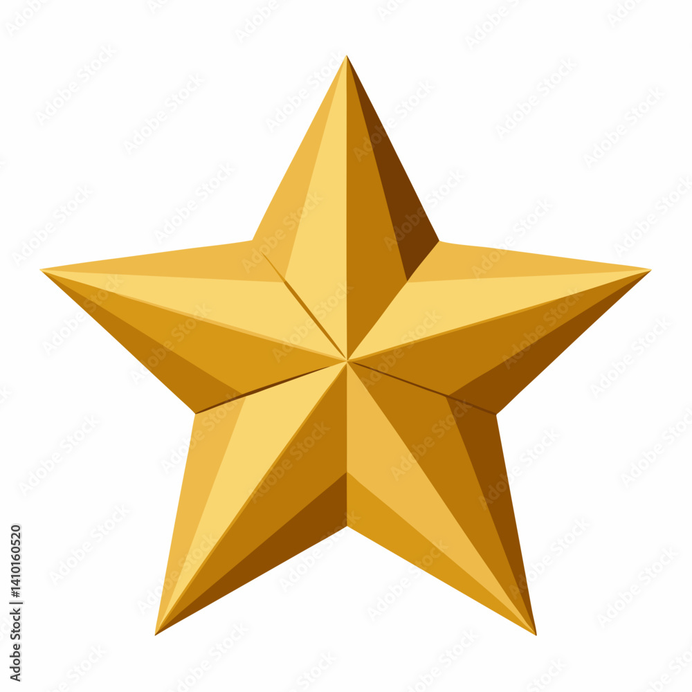 Golden star icon on a white background, symbolizing achievement or excellence. Golden star icon on a white background, symbolizing achievement or excellence.