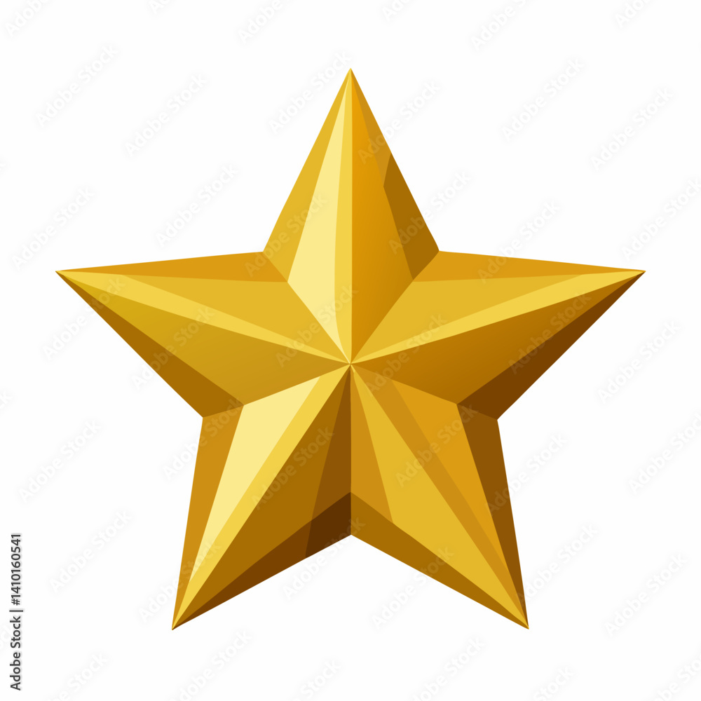 Golden star icon on a white background, symbolizing achievement or excellence. Golden star icon on a white background, symbolizing achievement or excellence.