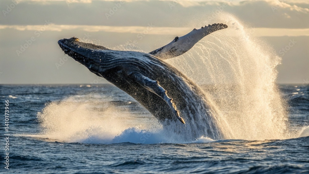 Fototapeta premium dolphin jumping in water