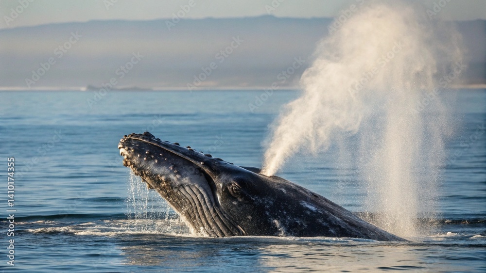 Fototapeta premium dolphin jumping out of water
