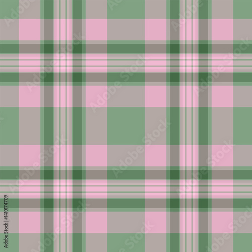 Scrapbook textile plaid tartan, ethnicity pattern background check. Fancy fabric seamless texture vector in pastel and light colors.