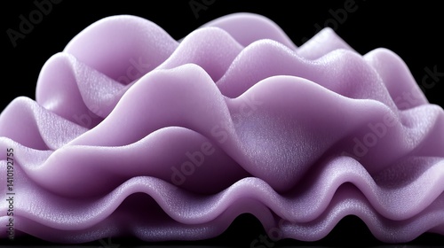 Abstract Lavender Waves Soft Texture Design