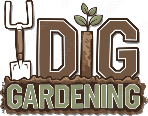 "Gardening Vector & Typography T-Shirt Design – Plant Lover Garden Graphic Tee"