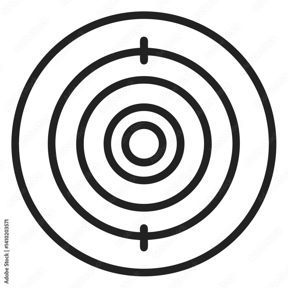 target with concentric circles icon target with concentric circles icon