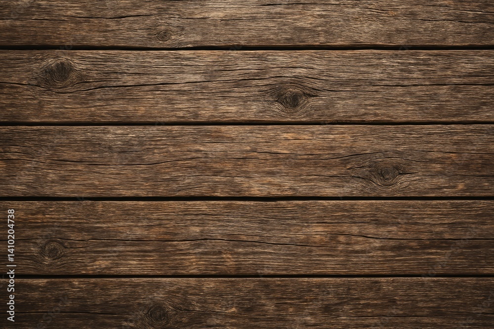 Fototapeta premium Rustic wood texture with dark, weathered planks