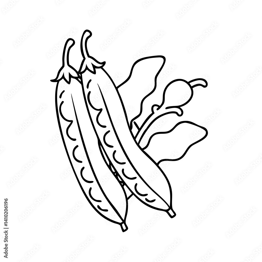 green bean icon, green bean vector illustration-simple illustration of green bean, perfect for green bean logos and icons green bean icon, green bean vector illustration-simple illustration of green bean, perfect for green bean logos and icons