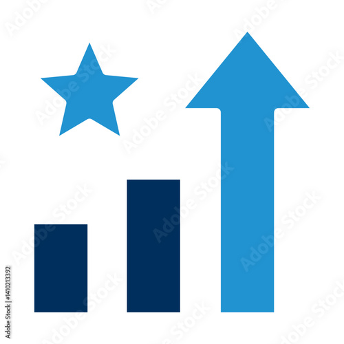 Free Download Popularity Blue Color Icon - GFXLoad