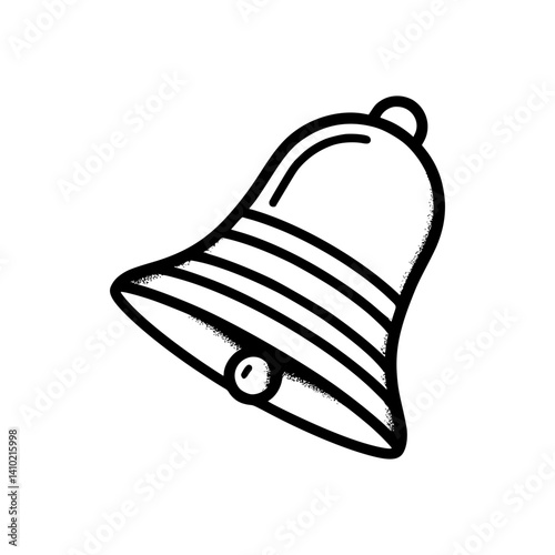 bell icon in vector art style 