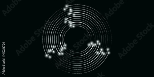 Halftone circular dotted frames set. Circle dots texture isolated on white background. Spotted spray texture.