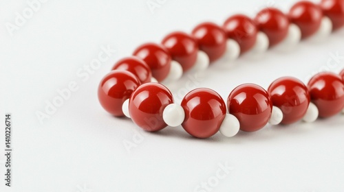 Polymer chain visual showing animated rotation at each bond junction, representing molecular flexibility