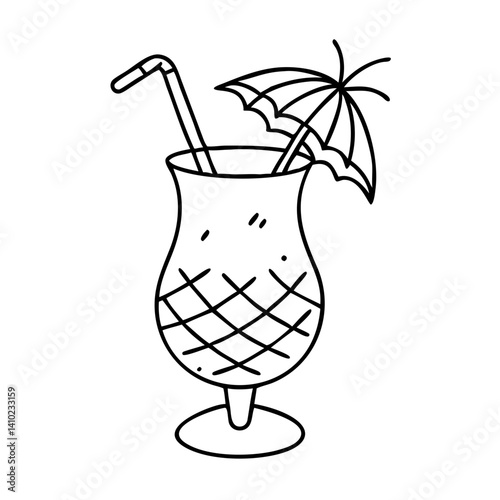 pi a colada icon, pi a colada vector illustration-simple illustration of pi a colada, perfect for pi a colada logos and icons