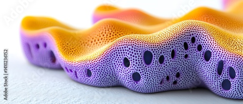 Abstract Organic Form, Close-up, Light Background