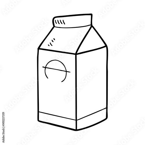 milk carton icon, milk carton vector illustration-simple illustration of milk carton, perfect for milk carton logos and icons