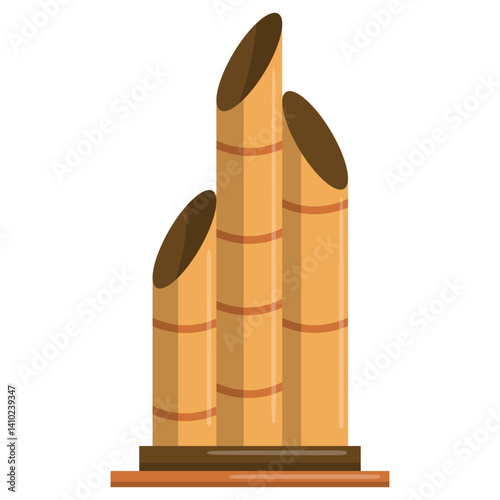 sharpened bamboo monument or monumen bambu runcing