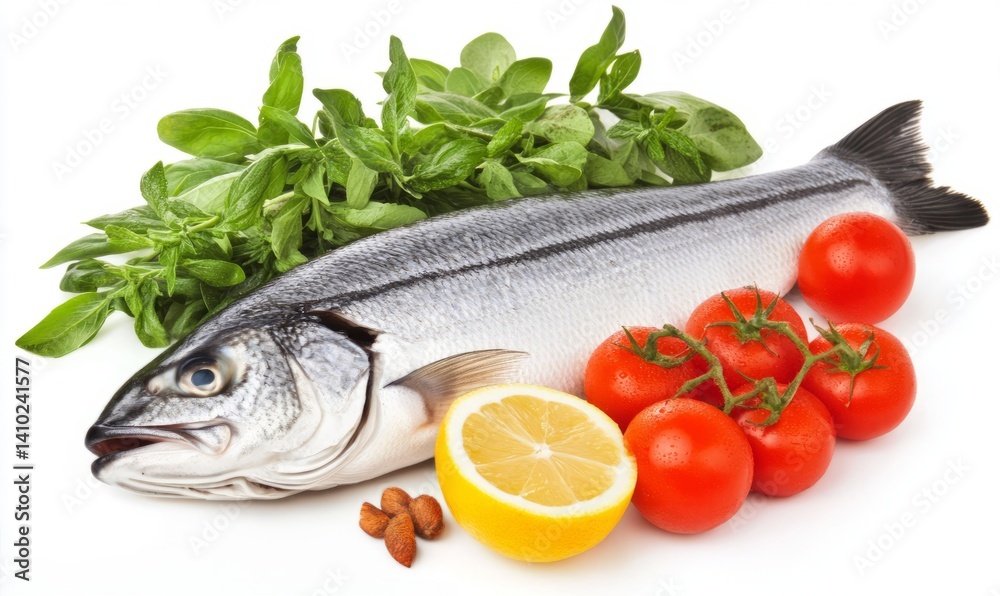 Fresh Sea Bass with Herbs, Tomatoes, and Lemon: A Culinary Delight Fresh Sea Bass with Herbs, Tomatoes, and Lemon: A Culinary Delight