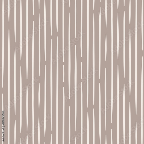Blue stripes seamless pattern. Cute graphic lines vector print. Watercolor sea stripes background
