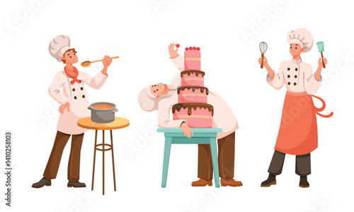 Skilled chefs delight in crafting and decorating stunningly beautiful cakes of all kinds
