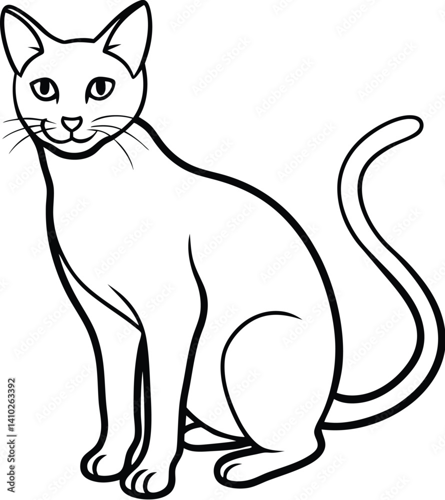 Obraz premium Cat silhouette vector designs 27