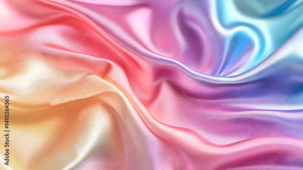 Obraz premium iridescent fabric background