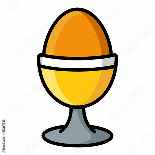 Egg Cup with yellow egg