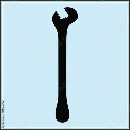 Wrench Silhouette, Hand Tool