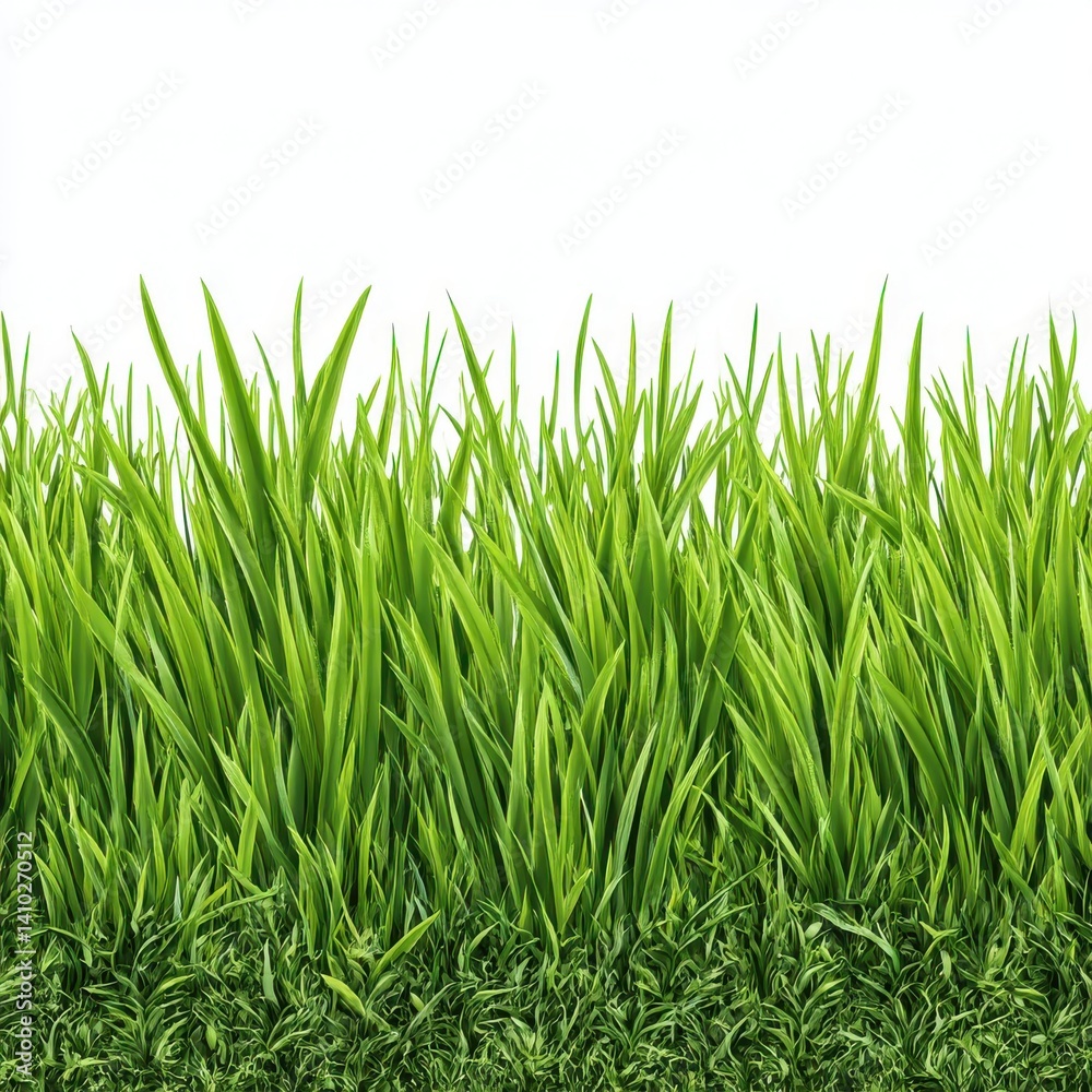 Fresh green grass texture isolated on white background image Fresh green grass texture isolated on white background image