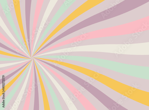 Abstract striped pattern. Pop art background. Pink candy background. Whirlpool background. Twisted background. Swirl pattern. Lollipop pattern.