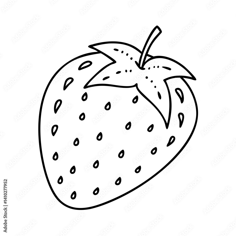 strawberry icon, strawberry vector illustration-simple illustration of strawberry, perfect for strawberry logos and icons strawberry icon, strawberry vector illustration-simple illustration of strawberry, perfect for strawberry logos and icons