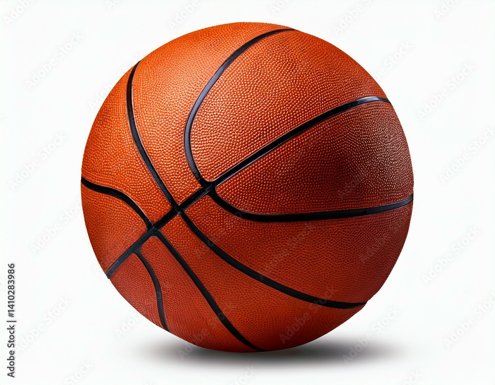 Fototapeta premium basketball isolated on white
