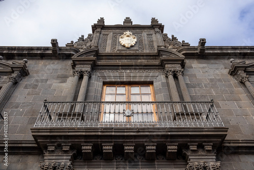 Obraz na płótnie Episcopal Diocese Nivariense Palace in San Cristobal de la Laguna, Santa Cruz de Tenerife w salonie