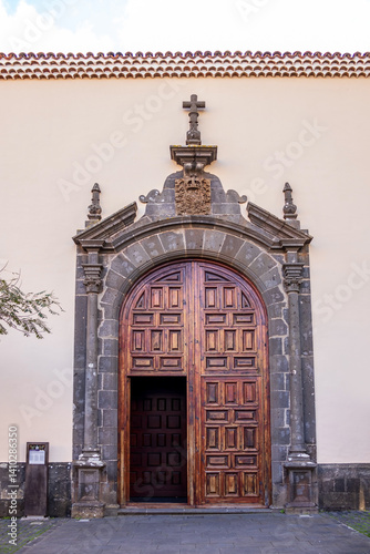 Obraz na płótnie Door of Church of the Conception in San Cristobal de la Laguna, Santa Cruz de Tenerife, Spain w salonie